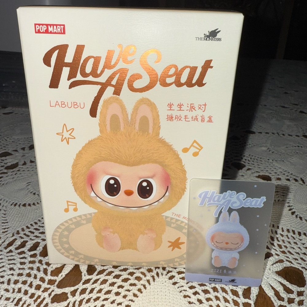 POP MART Monsters Have a Seat Plush Pendant (Zizi)